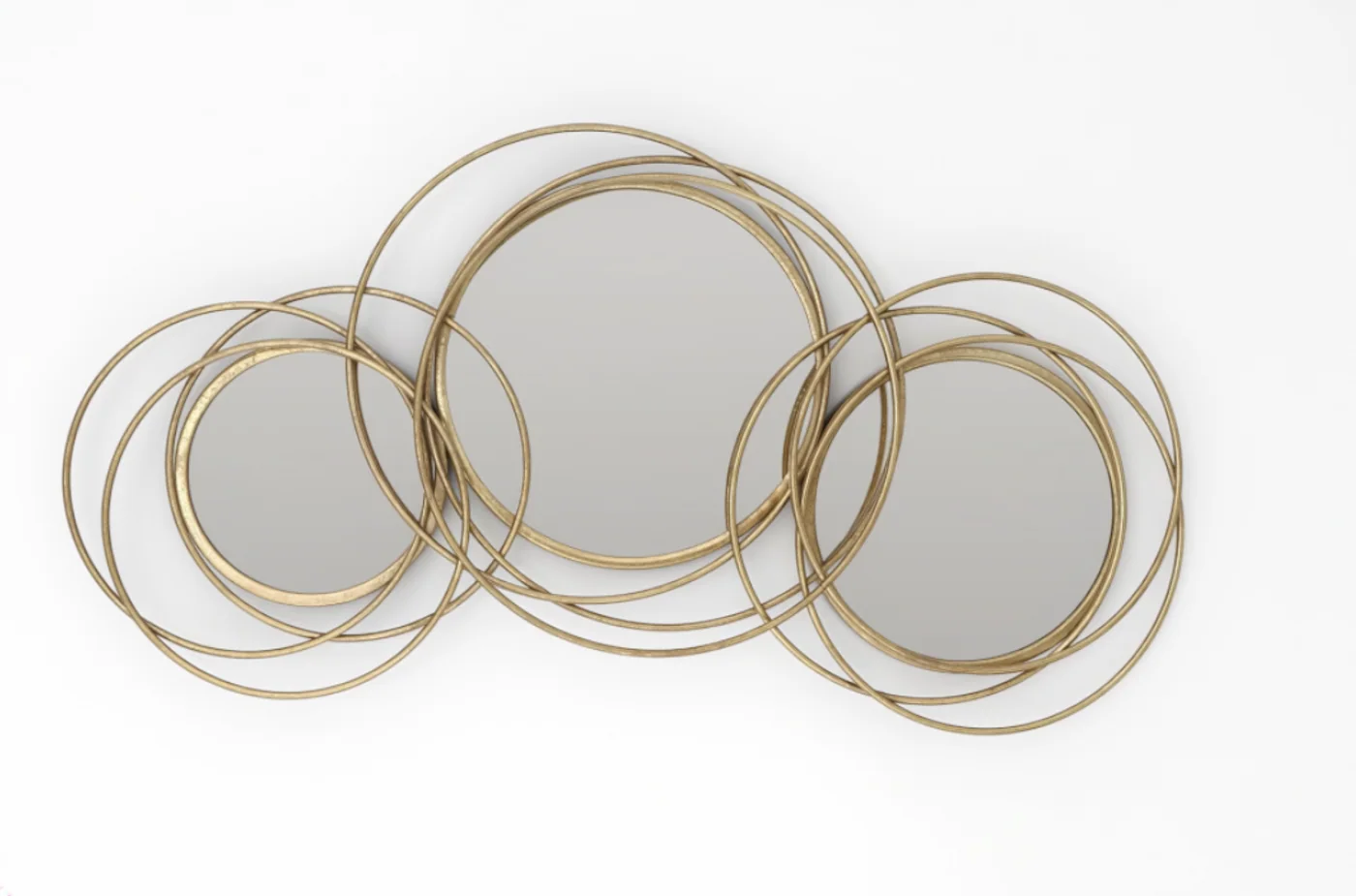 Irregular Three Circle Mirror